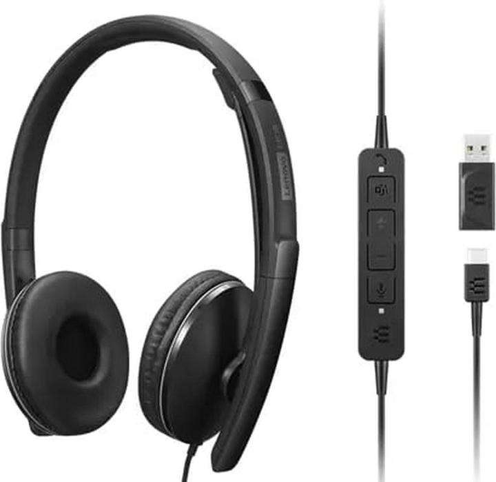 Actual product image Lenovo Wired Anc Headset Gen 2 Teams (Cable, USB-C)