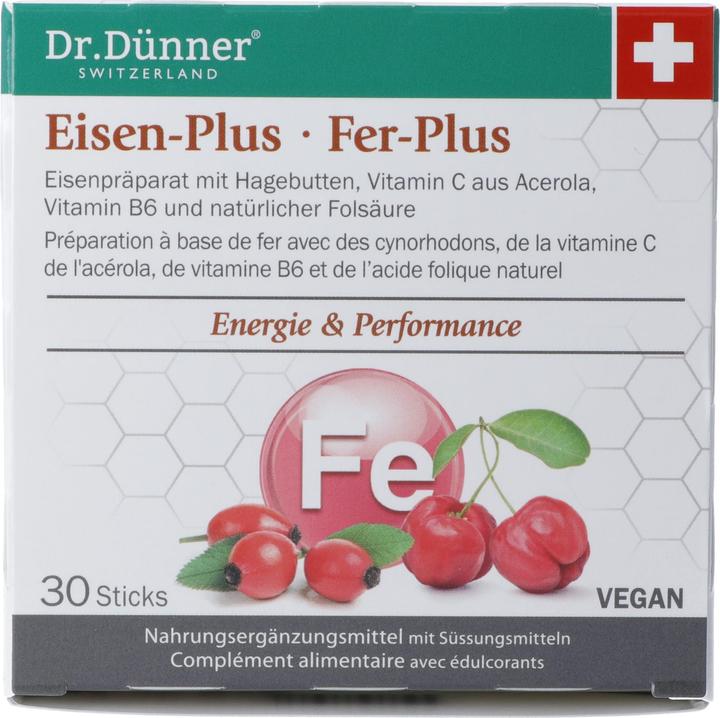 Dr. Dünner Eisen-Plus Stick (30 Stück, Stift, 85 g)