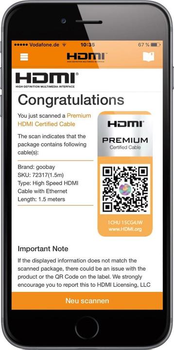 Image du produit Goobay HDMI (Typ A) — HDMI (Typ A) (3 m, HDMI)
