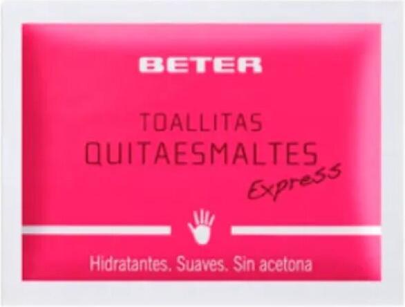 Beter Nail Polish Remover Wipe 10 Black Standard