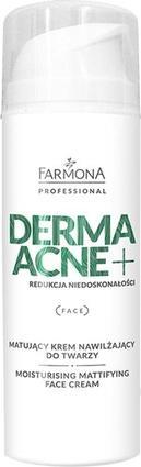 Actual product image Farmona PROFESSIONAL Derma Acne+ Moisturising Mattifying Face Cream matująco-nawilżający krem do twa (150 ml, 24h cream)