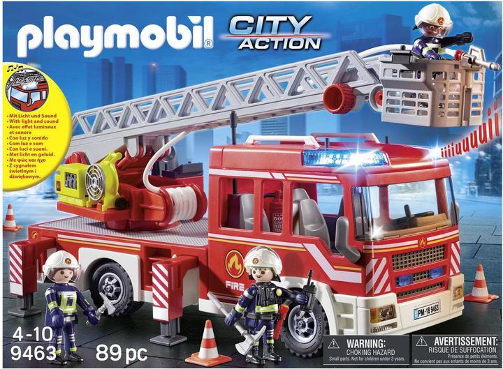 Image du produit Playmobil Véhicule échelle de pompier (9463, Playmobil City Action)