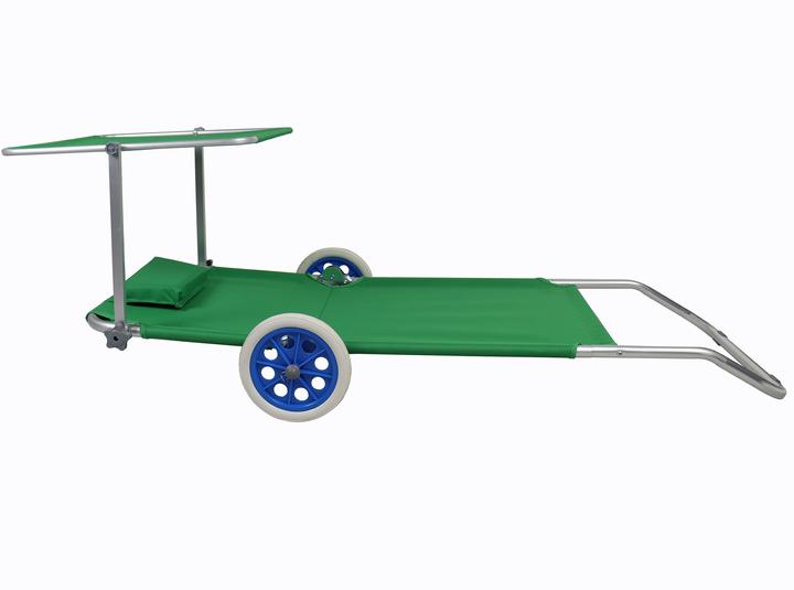 Immagine prodotto VCM Lettino con ruote e tettuccio parasole (165 cm)