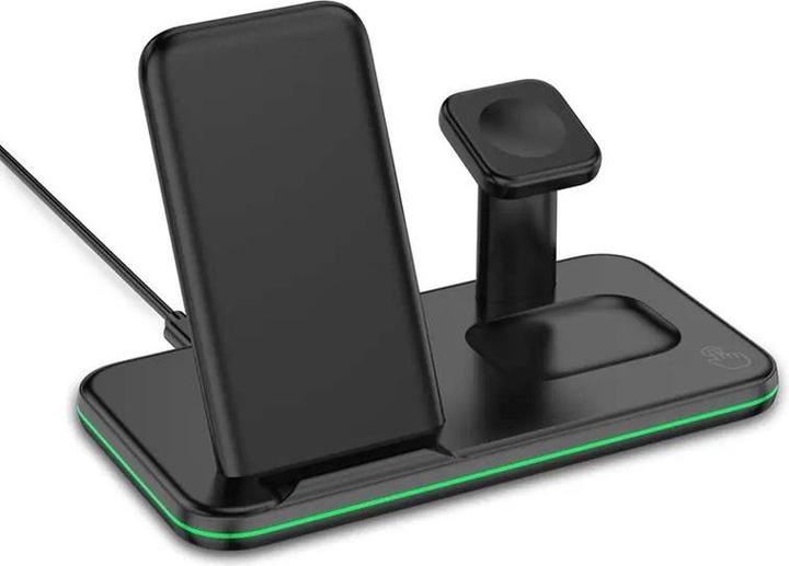 Produktbild Hermex 3-in-1 Ladestation für Smartphone Smartwatch Kopfhörer Dockingstation (15 W)