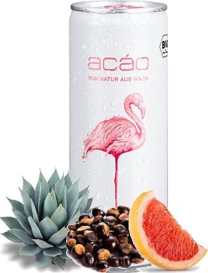 Produktbild Acáo Erfrischungsgetränk Tray mit Pink Grapefruit & Guarana Bio (12 x 25 cl)