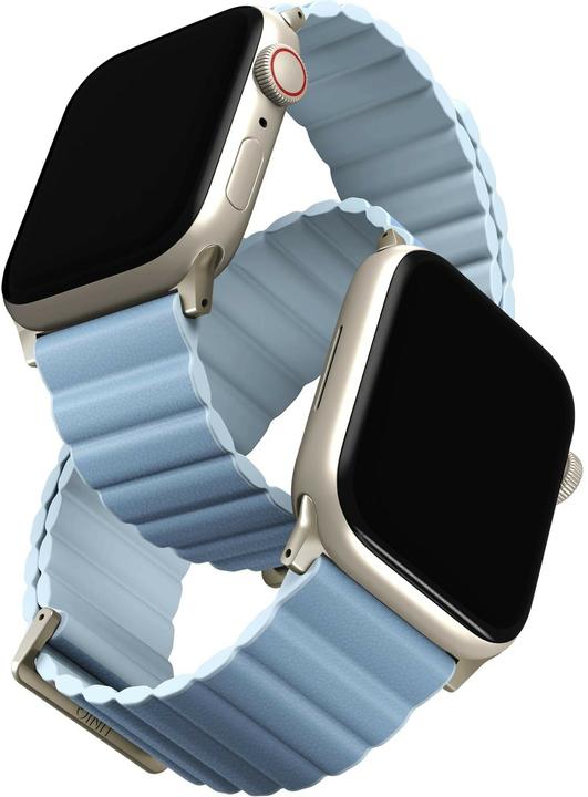Actual product image Uniq pasek Revix Premium Apple Watch Series 1/2/3/4/5/6/7/8/SE/SE2 38/40/41mm Edition Reversible Mag (ecological leather, Silicone, Plastic)