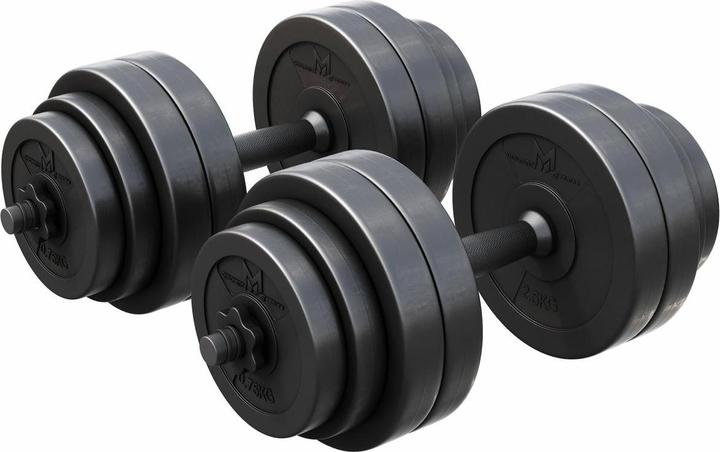 Immagine prodotto Gyronetics Set di manubri (8 x 2,5 kg, 4 x 1,25 kg, 4 x 0,75 kg)