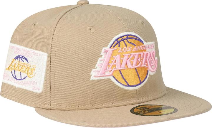 New Era 59Fifty Cap - Los Angeles Lakers camel beige - 7 1/4 (7 1/4)