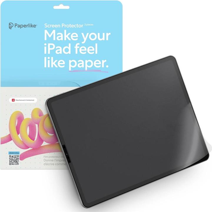 Image du produit Paperlike Protecteur d'écran (2 pièce(s), iPad Air 2020 (4. Gen), iPad Pro 11 2021 (3ème génération), iPad Air 2022 (5e génération), iPad Pro 11 2020 (2. Gen), iPad Pro 11 2018 (1. Gen), iPad Pro 11 2022 (4e génération))