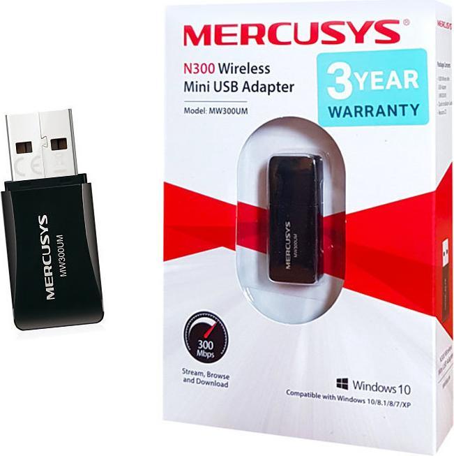 Image du produit Mercusys MW300UM Carte réseau Intégrée USB (USB)