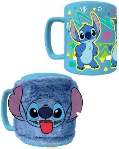 Actual product image Pyramid Lilo & Stitch fuzzy mug Stitch (440 ml, 1 x)