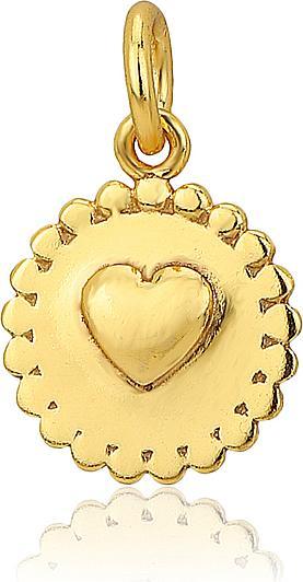 Leyda Anhänger Herz (Silber 925, vergoldet 750 / 18 K Gold)