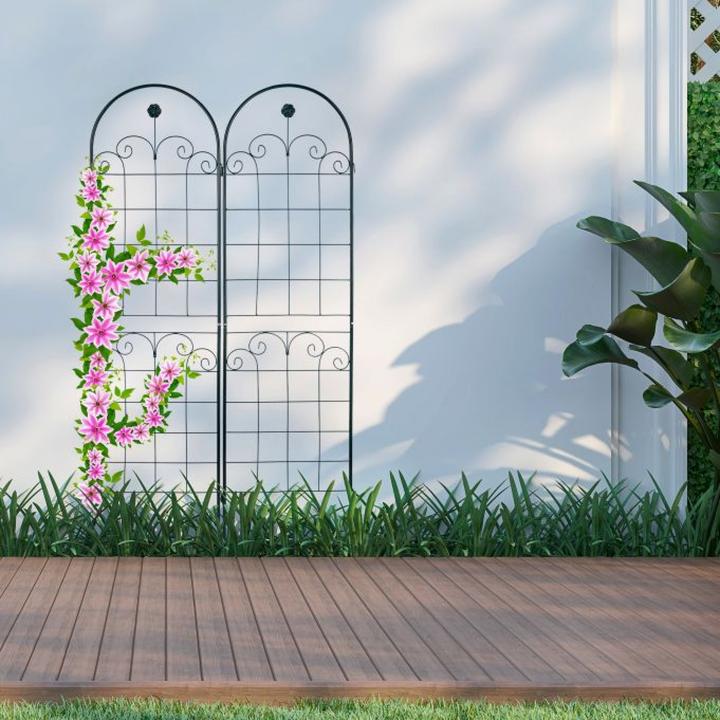 Actual product image Relaxdays Garden Trellis Set of 2 (1.50 cm, 50 cm)