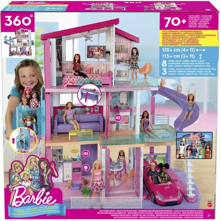 Image du produit Barbie Dreamhouse - Maison pour Poupée Mannequin - 3 ans et +