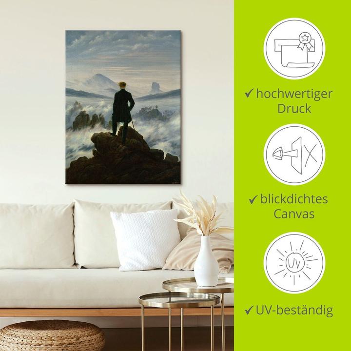Produktbild Artland Der Wanderer über dem Nebelmeer. Um 1818 T6QN (45 x 60 cm)
