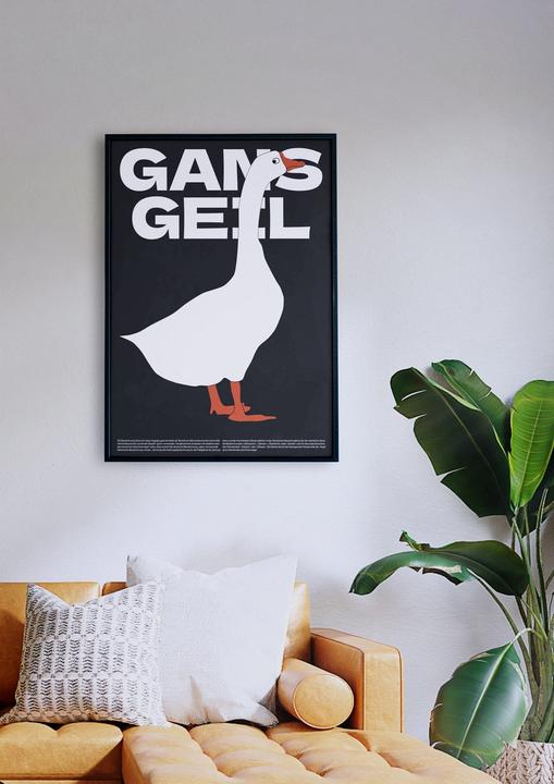 Image du produit Plakativ Gans Geil Poster A1 (59,5 x 84 cm)
