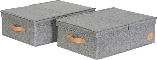 Produktbild Love it Store it Premium Klappdeckelbox 2er Set - Flach (33 x 50 x 16 cm, 26.50 l)