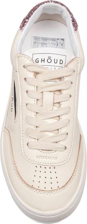 Actual product image Ghoud lido sneakers in ivory and pink leather (38)