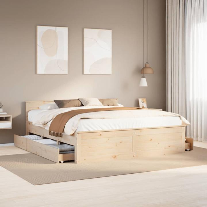 Immagine prodotto VidaXL Letto senza materasso con testiera (180 x 200 cm)