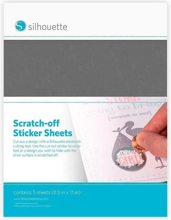 Image du produit Silhouette Autocollant en papier à gratter