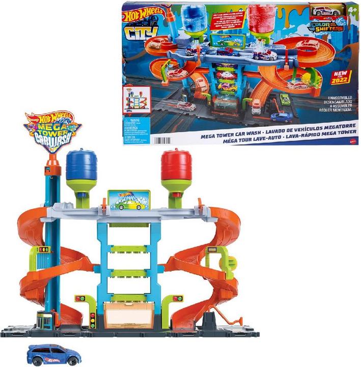 Hot Wheels City Mega Turm Autowaschanlage