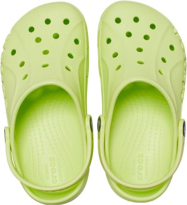 Actual product image Crocs Children's Clogs Baya Clog T Lime 207012 3U4 (23-24) (23, 24)