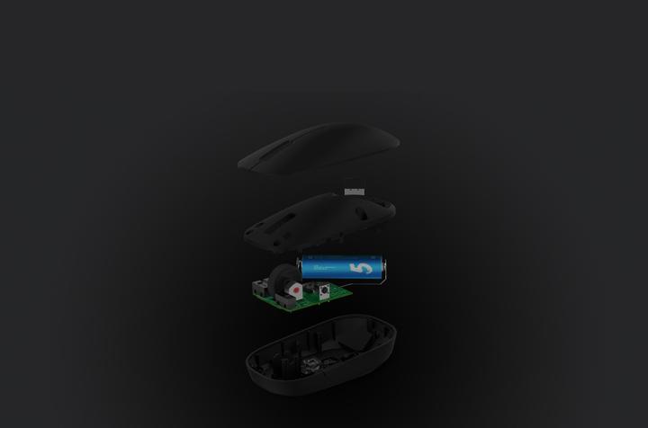 Image du produit Xiaomi Mi Dual Mode Wireless Mouse Silent Edition Noir BAL (Sans fil)