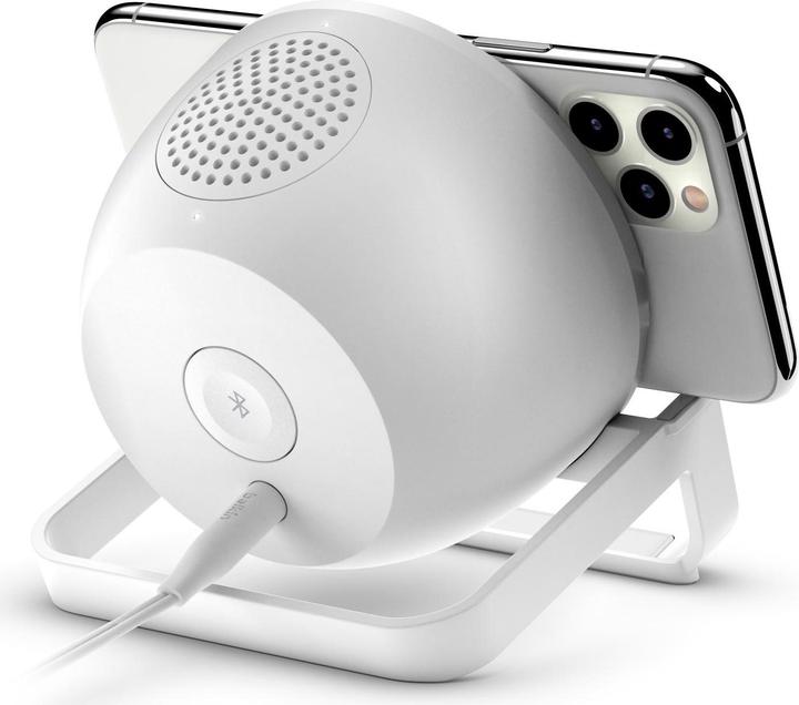 Actual product image Belkin BoostCharge 3-in-1 Wireless Charger + Ständer + Lautsprecher (10 W)