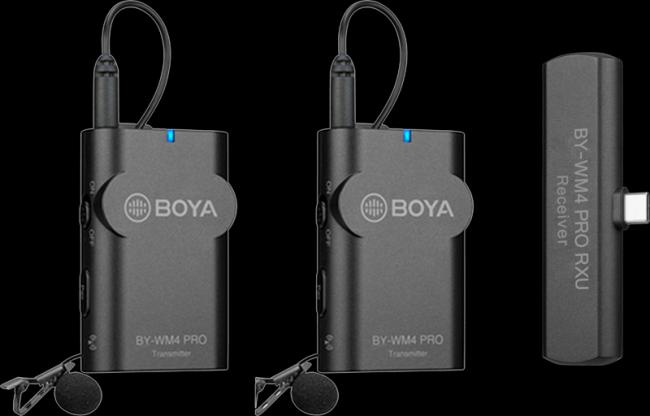 Image du produit Boya Microphone BY-WM4 Pro K6 Lavalier x2 Wireless USB-C