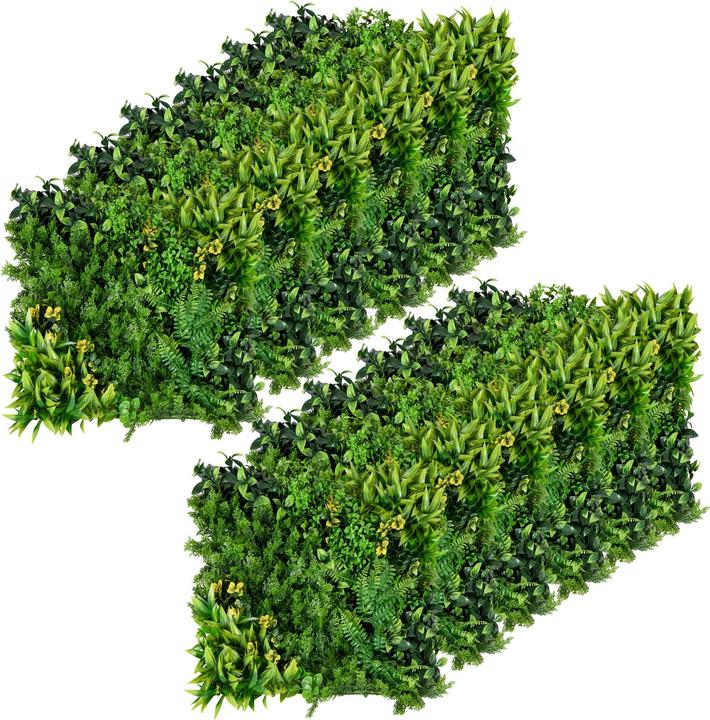 Produktbild Outsunny Künstliche Hecke mit unterschiedlichen Pflanzentypen (50 cm)