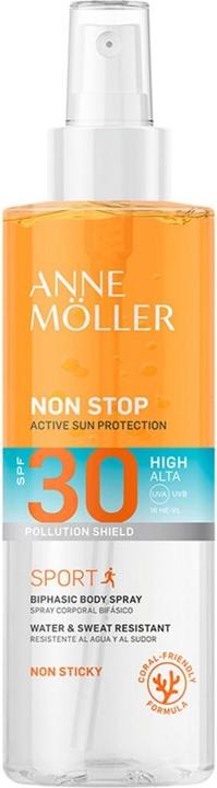 Immagine prodotto Anne Möller Anne Moller Non Stop Sport Spray Corpo Bifasico Spf 30 150ml (Spray solare, SPF 30, 150 ml)
