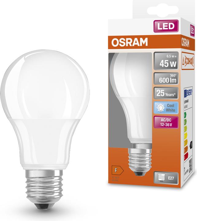 Produktbild Osram Star Classic (E27, 6.50 W, 600 lm, 1 x, F)
