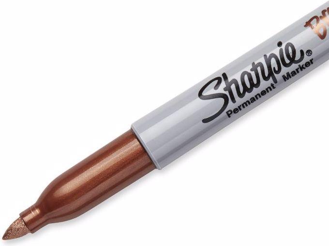 Immagine prodotto Sharpie Feiner Permanentmarker (Grigio, Oro, 1 mm, 1 x)