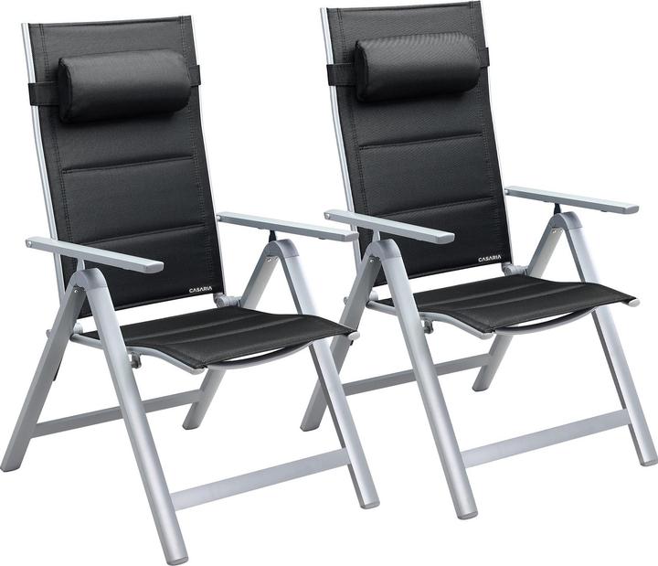 Actual product image Casaria Set of 2 Garden Chairs