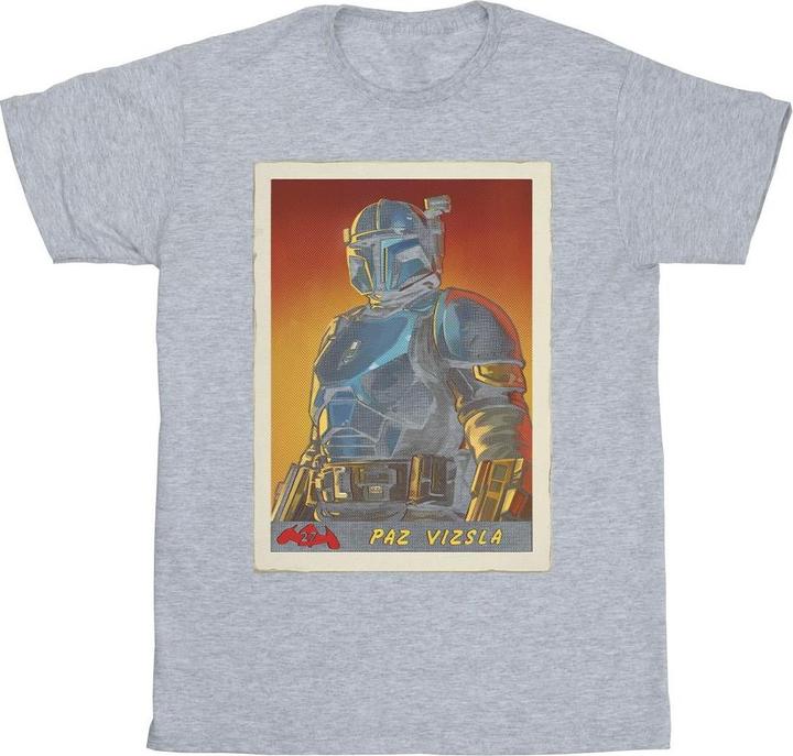 Star Wars The Mandalorian Paz Vizla Card TShirt (S)