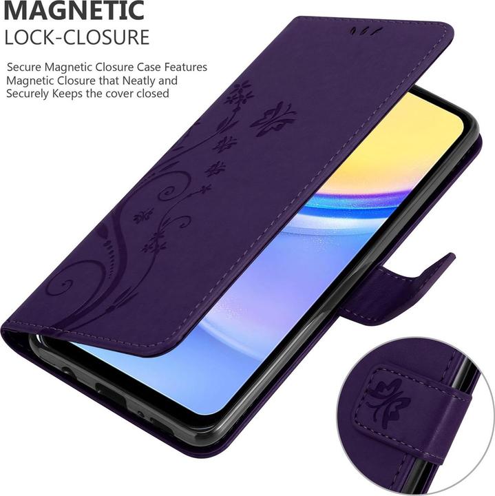 Actual product image Cadorabo Cover with floral pattern (Samsung Galaxy A15)
