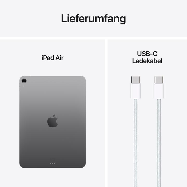 Actual product image Apple iPad Air 11 2025 (M3) (WLAN only, 11", 512 GB, Space Grey)
