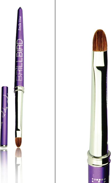 BrillBird Smile Line gel brush with rounded shape (Eyeliner)
