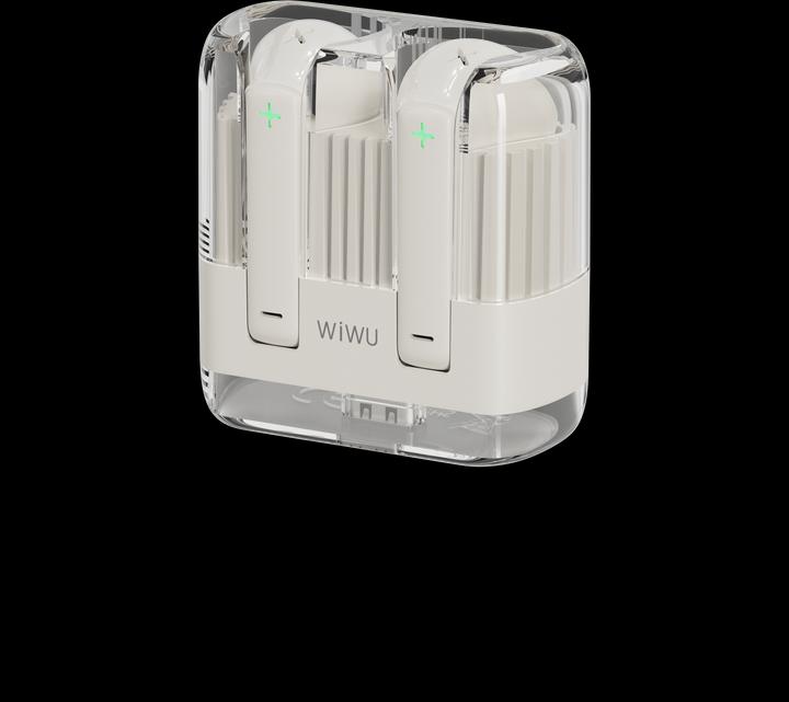 Actual product image Wiwu Bluetooth earphones T21 TWS white (Wireless)
