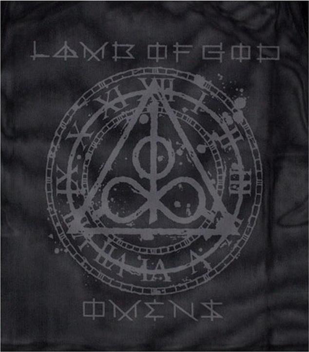 Actual product image Lamb Of God Womens/Ladies Omens Clock Mesh Crop Top (42)