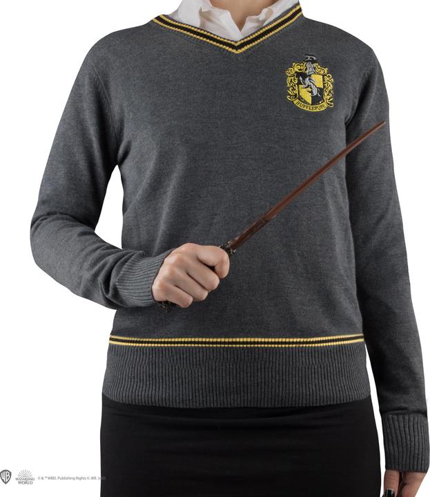 Actual product image Hufflepuff - Grey Knitted Sweater - X-Small (XS)