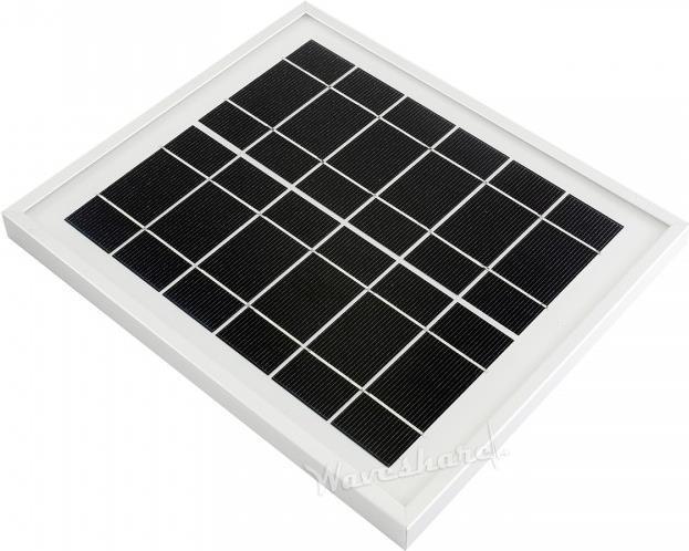 Produktbild WaveShare Solar Panel, 6V / 5W, mit 3,5x1,35mm Hohlstecker