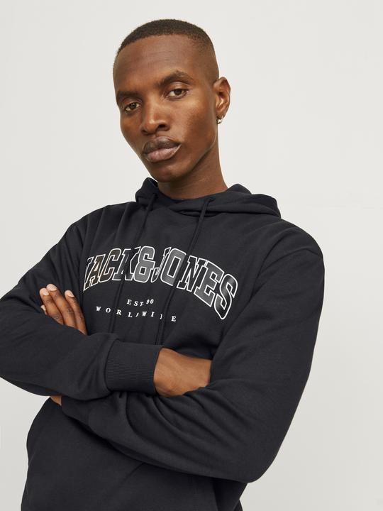 Actual product image Jack & Jones Jjecaleb Varsity Sweat Hood Noos (L)