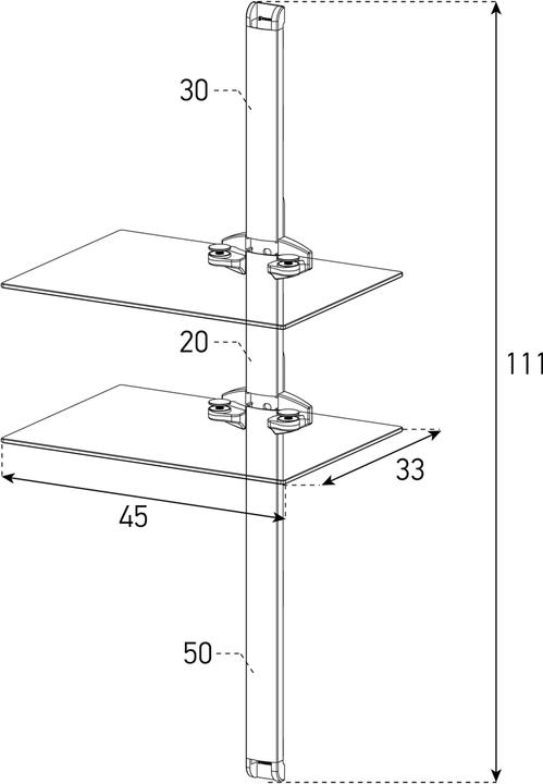 Produktbild Sonorous Pl2620 (45 x 33 x 110.5 cm)