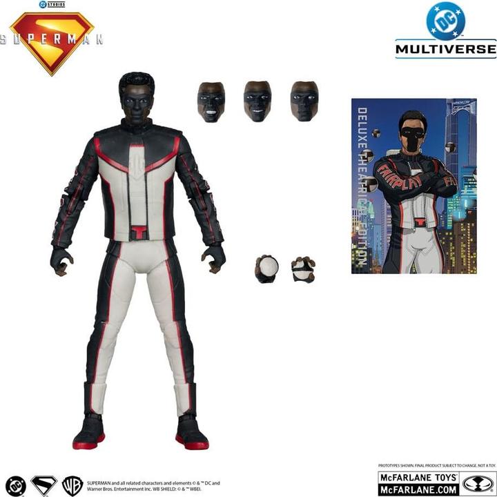 Produktbild McFarlane Superman (2025) DC Multiverse figurine Deluxe Theatrical Edition Mr. Terrific (Red Platinum Edition)