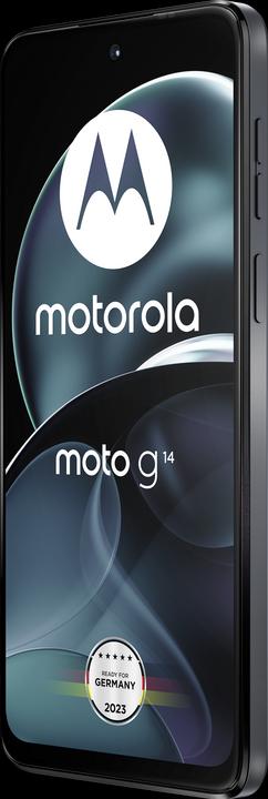Image du produit Motorola Moto G14 (128 Go, Gris acier, 6.50", Double SIM, 50 Mpx, 4G)