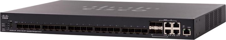 Actual product image Cisco SFP+ Switch SX350X-24F-K9-EU 24 Port (4 Ports)