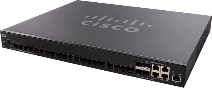 Actual product image Cisco SFP+ Switch SX350X-24F-K9-EU 24 Port (4 Ports)