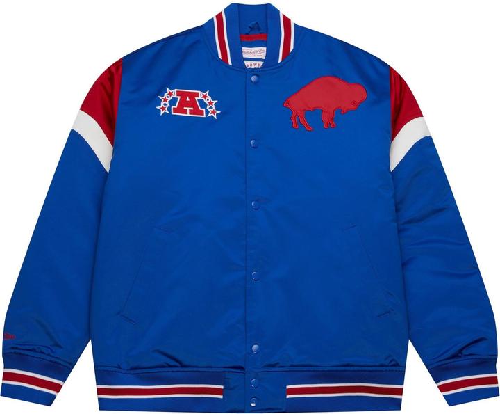 Mitchell & Ness M&N Heavyweight Satin Jacke NFL Buffalo Bills - XL (XL)