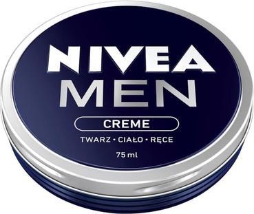 NIVEA Men Creme krem do twarzy, ciała i rąk 75ml (75 ml, 24h Creme)
